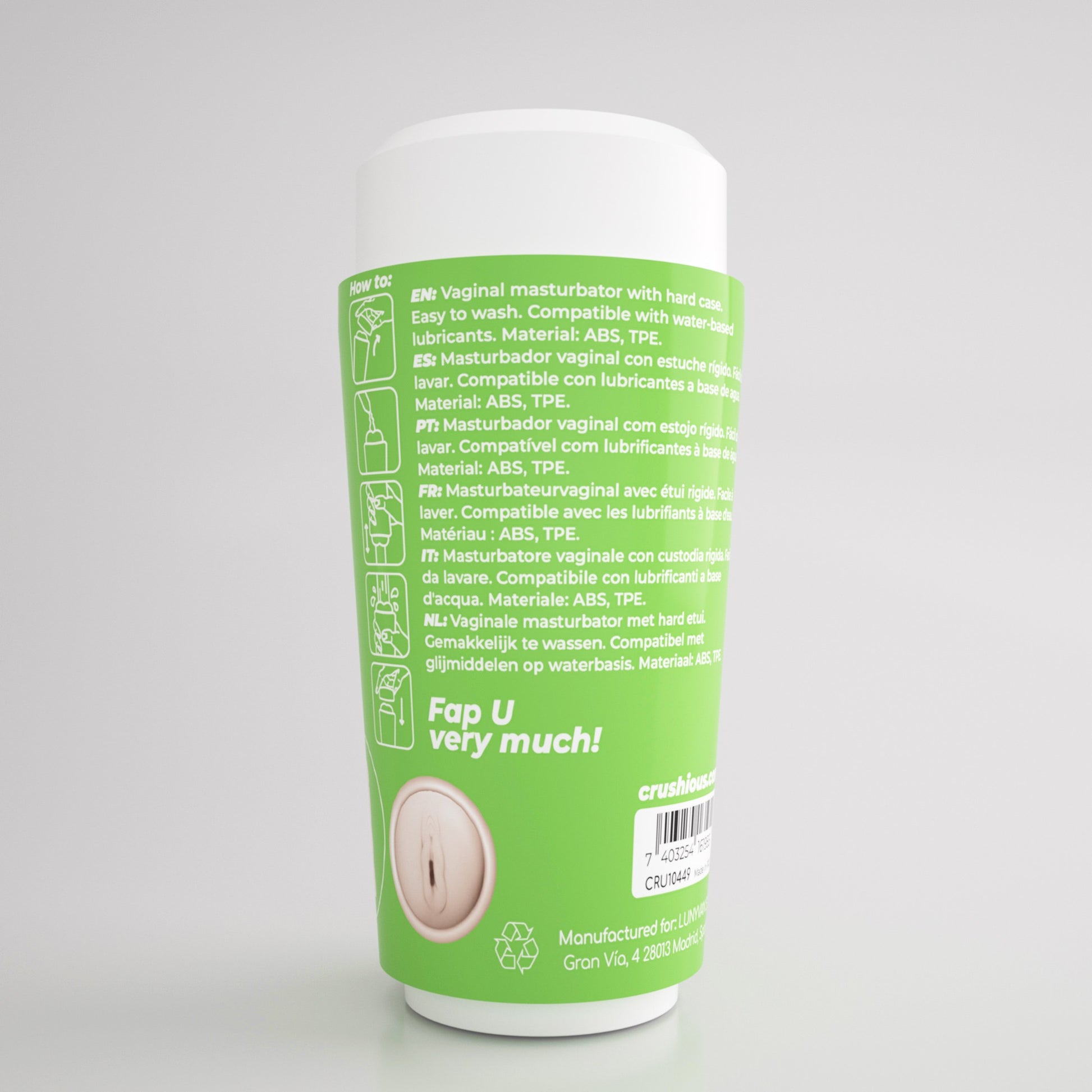 vagina artificiale fappuccino creamy pussy crushious