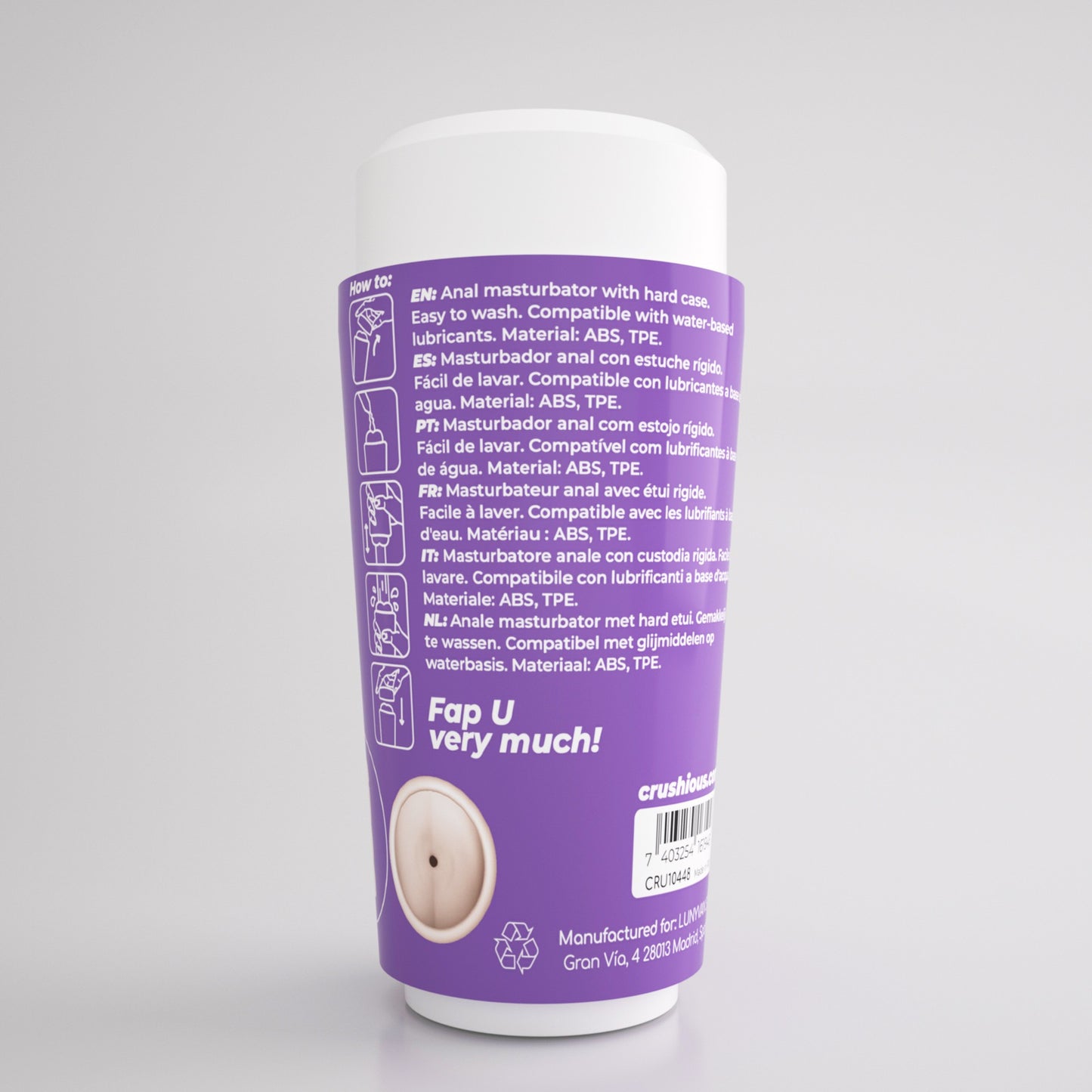 vagina artificiale fappuccino hot buns crushious