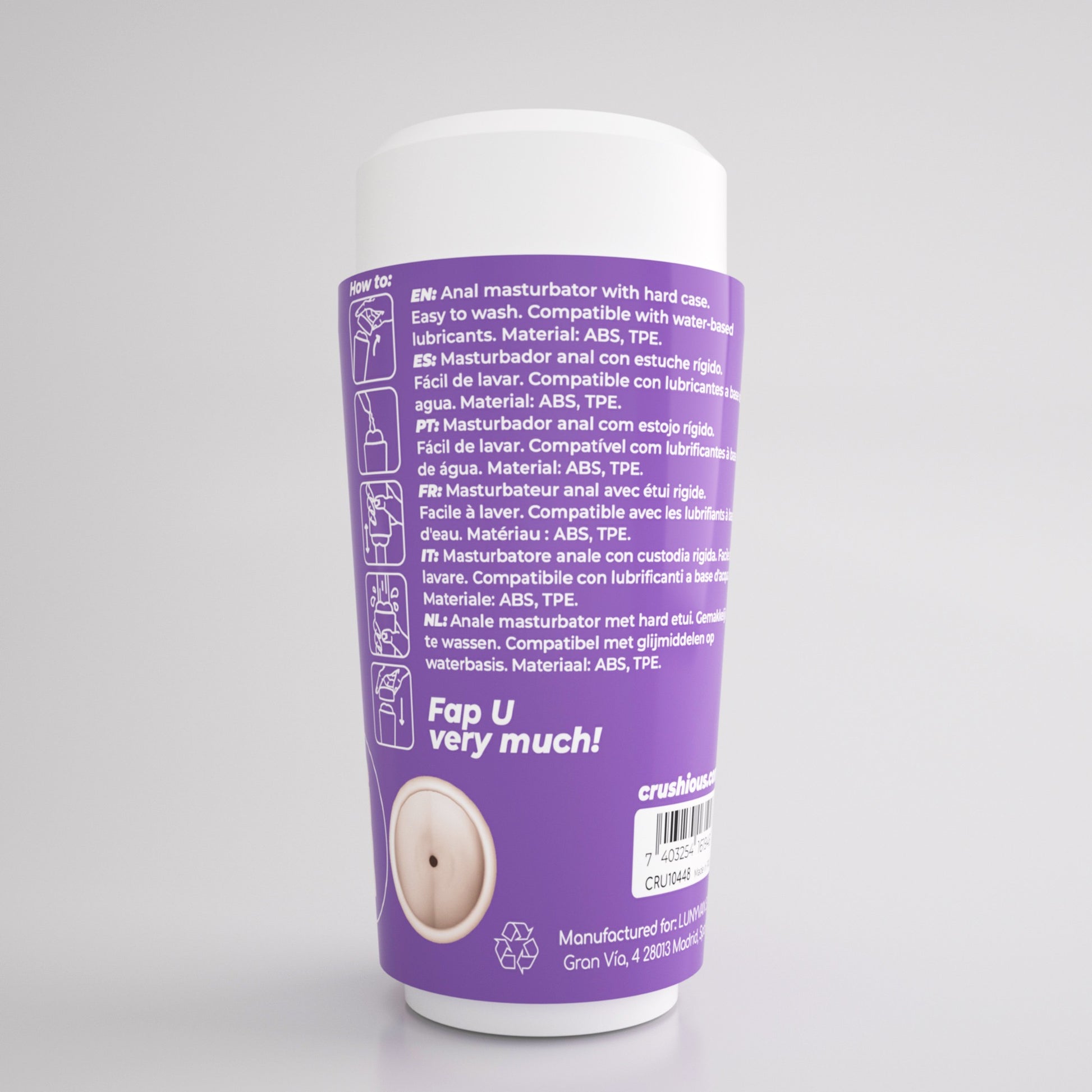 vagina artificiale fappuccino hot buns crushious