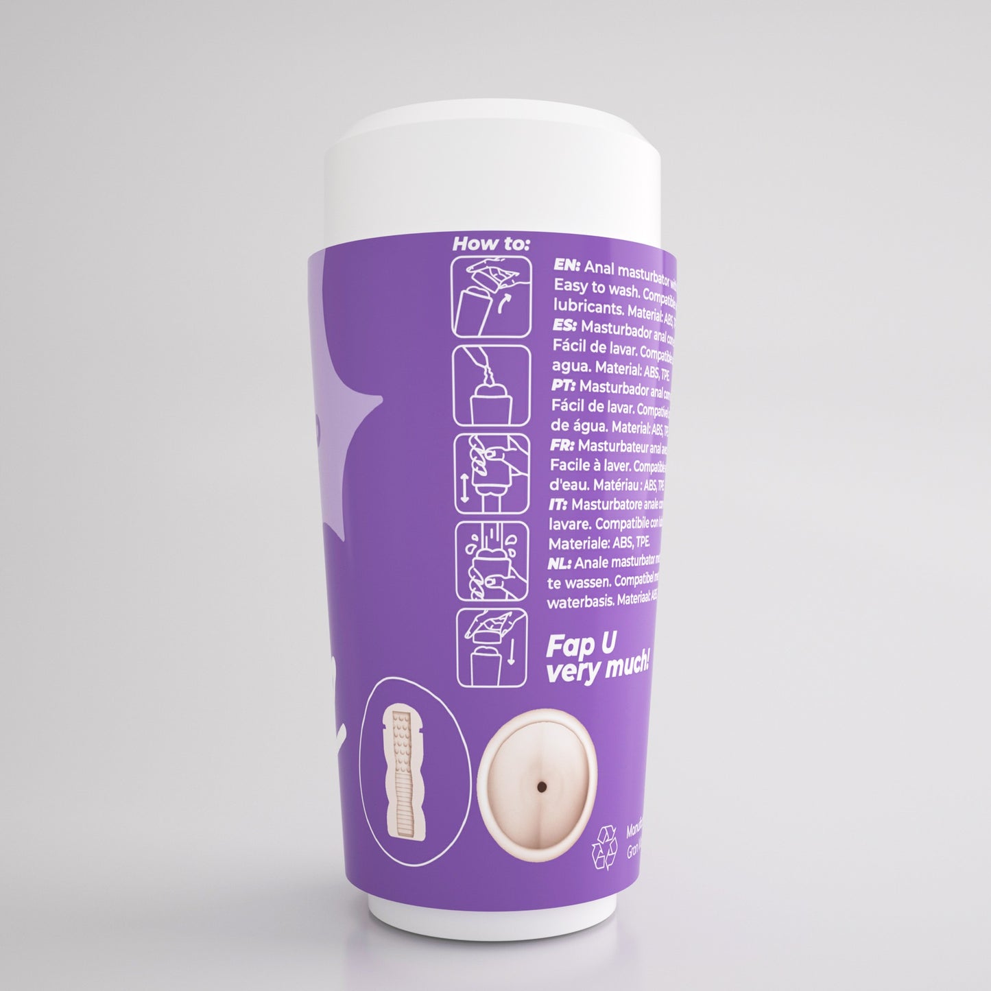 vagina artificiale fappuccino hot buns crushious