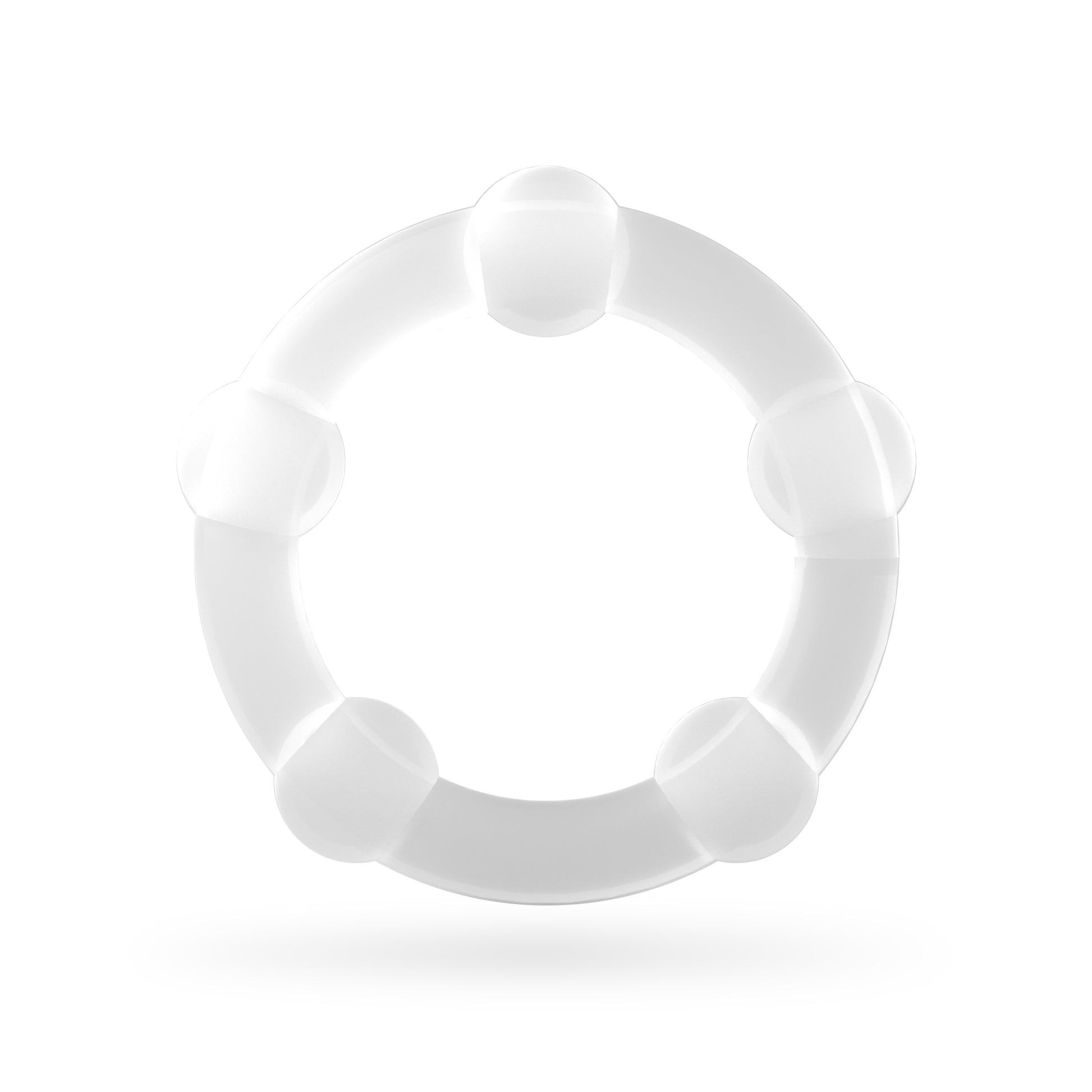 anelli fallici triple bead trasparente crushious