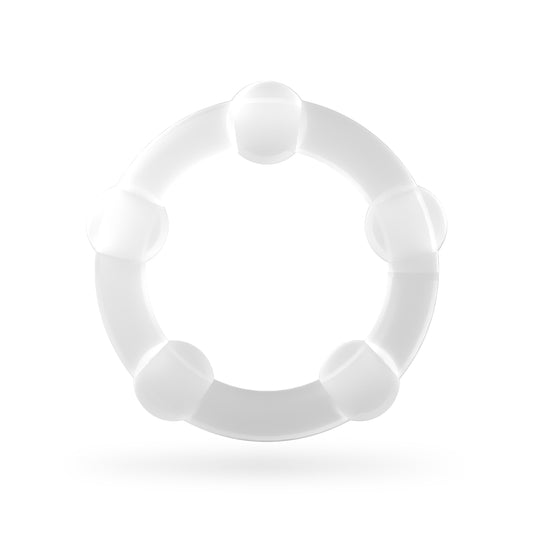 anelli fallici triple bead trasparente crushious