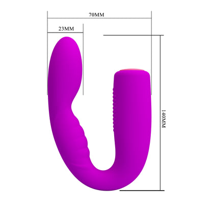 vibratore doppia stimolazione quintion fucsia pretty love
