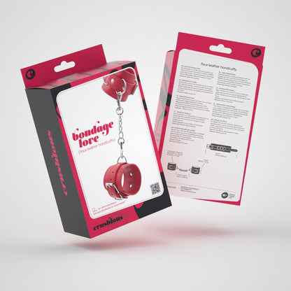 polsiere bondage red love rosso crushious