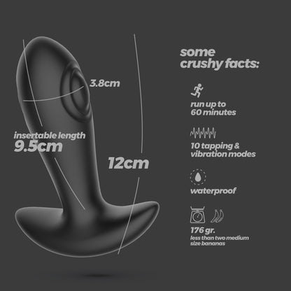 vibratore anale octo nero crushious