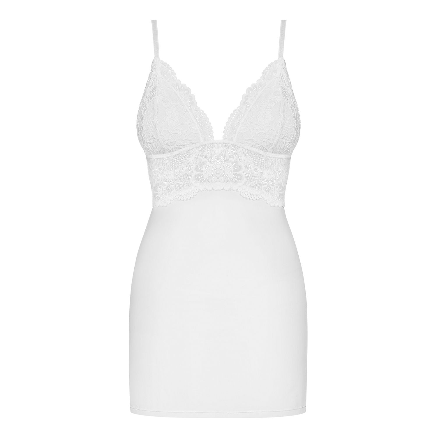 baby doll e perizoma sexy dream bianco lxl obsessive