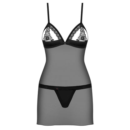 baby doll e perizoma sexy spicy nero lxl obsessive