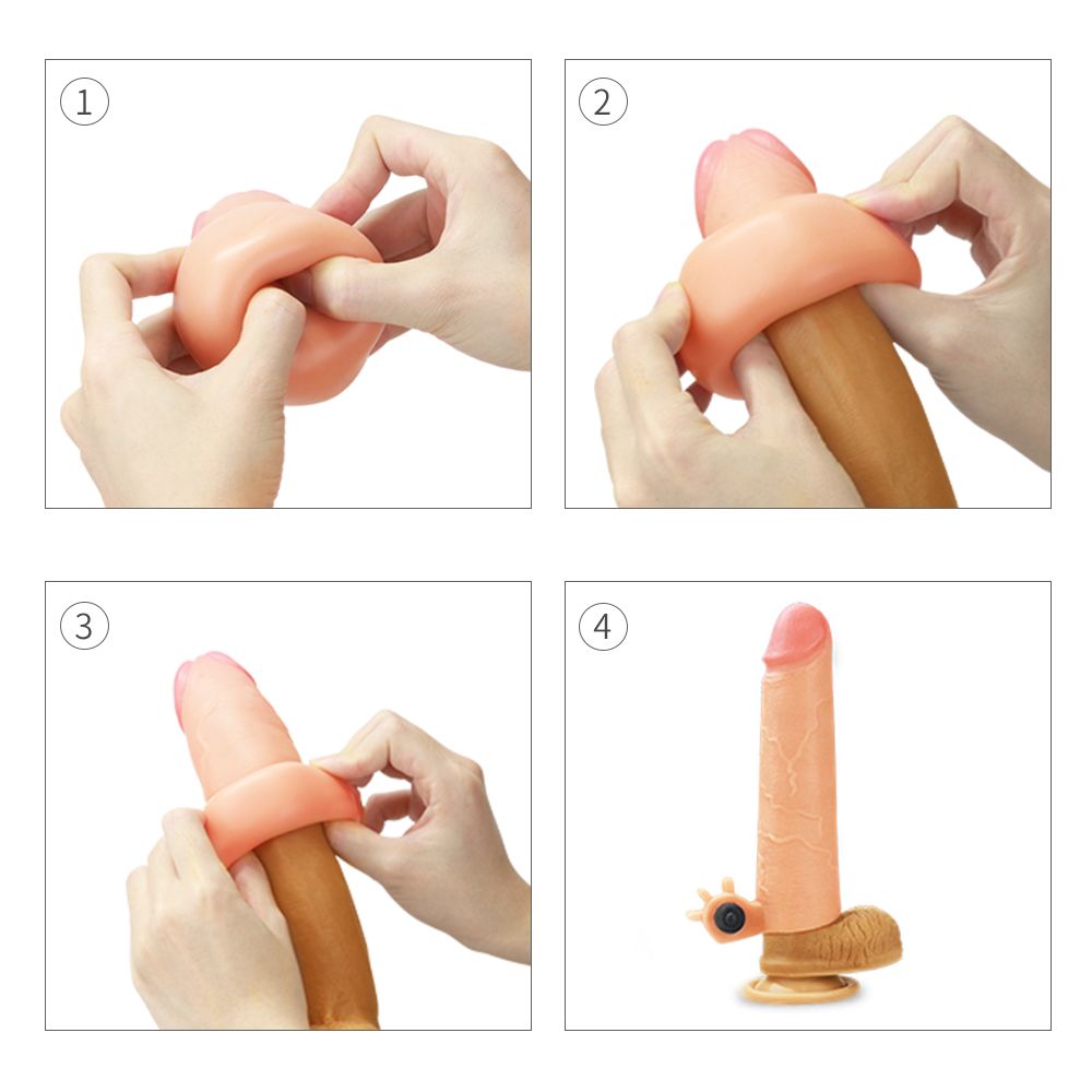 guaina fallica nature vibe extender lovetoy dettaglio