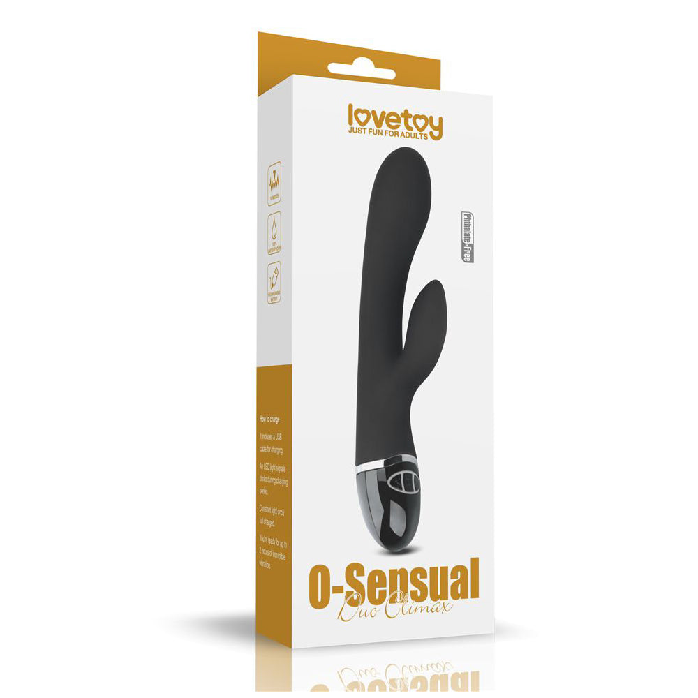 vibratore rabbit duo climax lovetoy confezione
