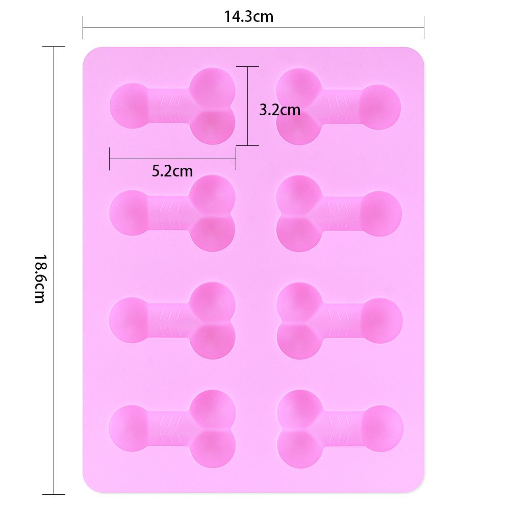 stampo pecker chocolate ice tray