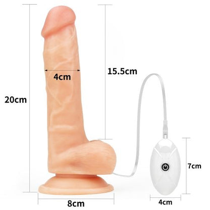 lovetoy_vibrating_easy_strapon_set_realistic_7.5 misure