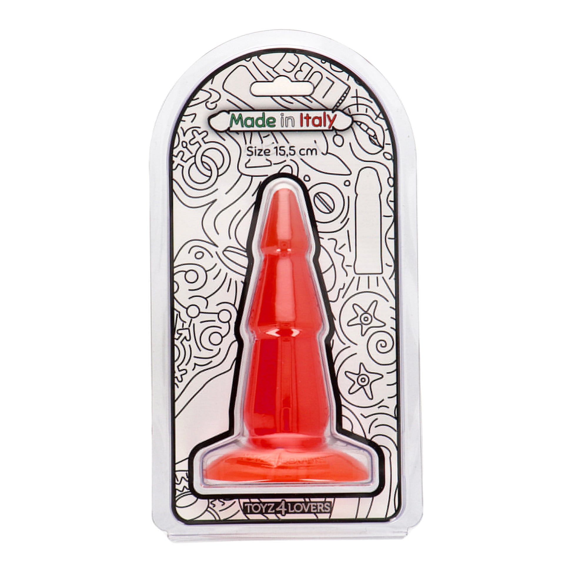 plug anale pino rosso toyz4lovers confezione