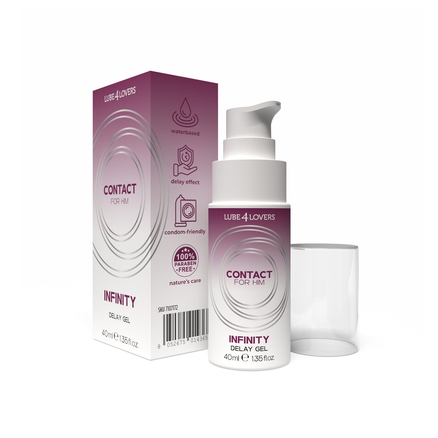 gel ritardante uomo infinity lube4lovers