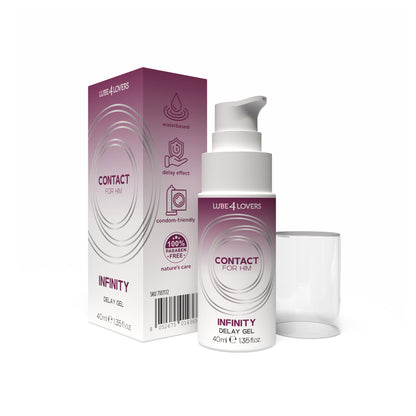 gel ritardante uomo infinity lube4lovers