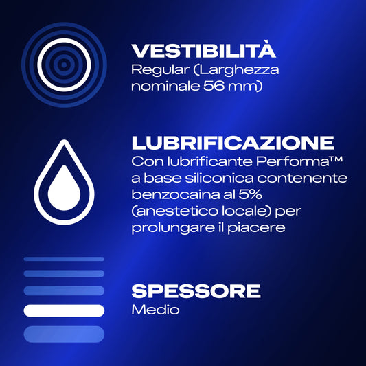 preservativi durex lunga durata 6 pz caratteristica