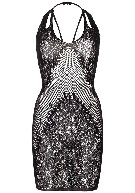 abito sexy seamless net and lace nero taglia unica leg avenue accessori