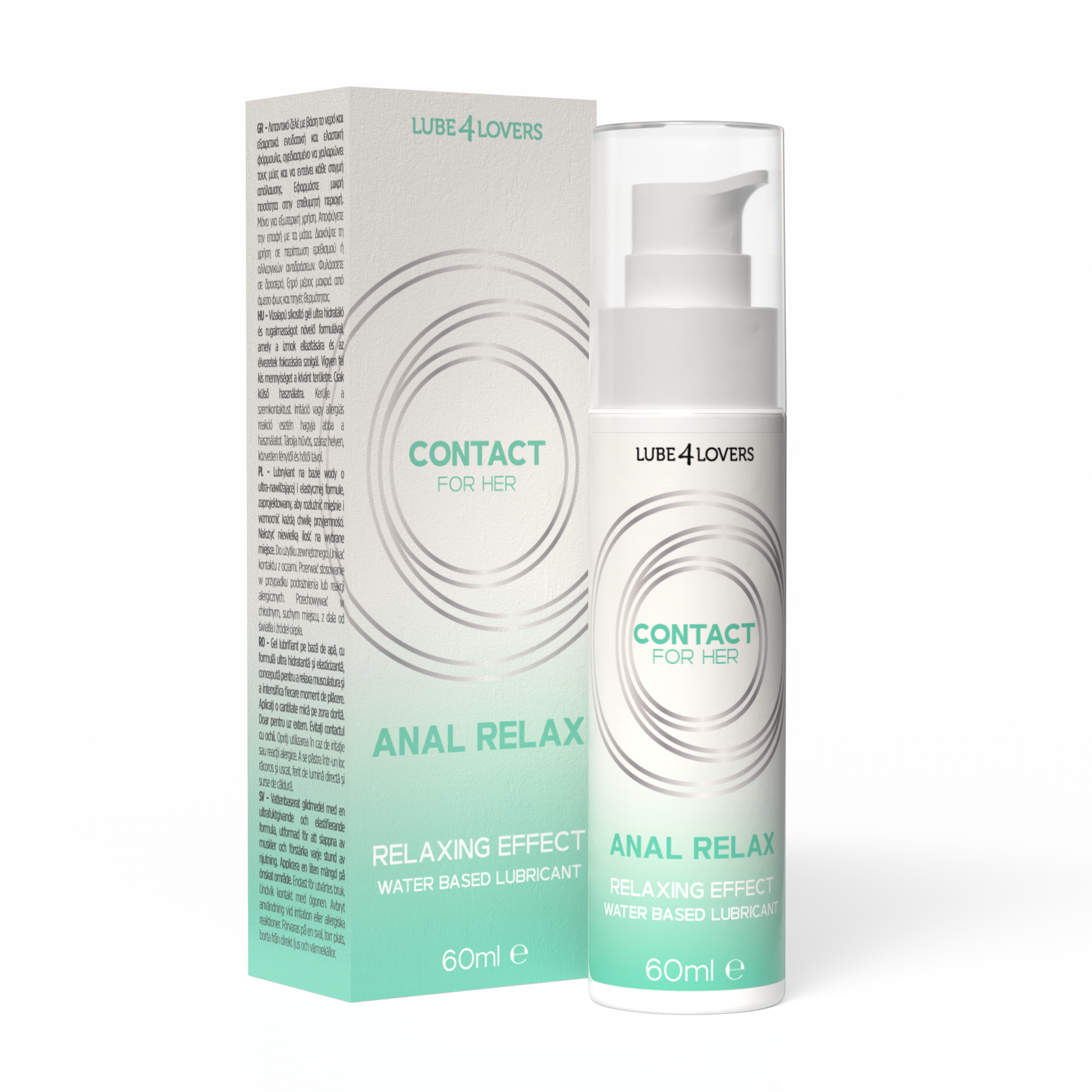 lubrificante anal relax 60ml lube4lovers