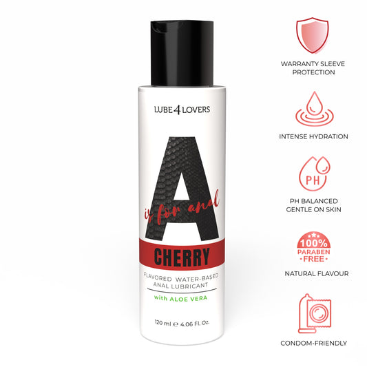 lubrificante anale a is for cherry 120ml lube4lovers