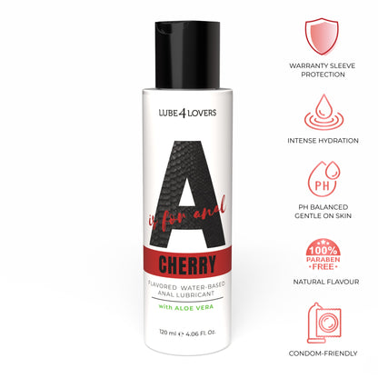 lubrificante anale a is for cherry 120ml lube4lovers