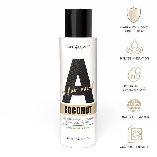 lubrificante anale a is for coconut 120ml lube4lovers