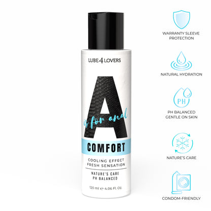 lubrificante anale a is for comfort 120ml lube4lovers