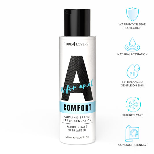 lubrificante anale a is for comfort 120ml lube4lovers