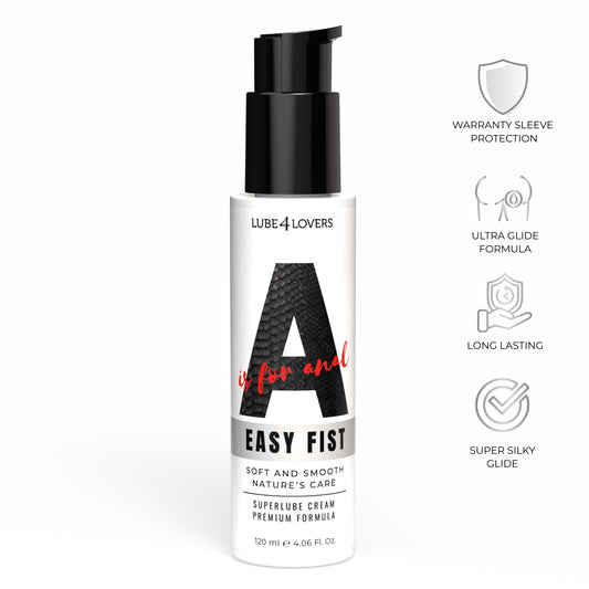 lubrificante anale a is for easy fist 120ml lube4lovers