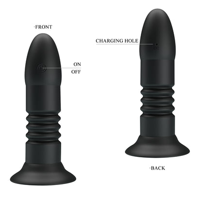 vibratore anale super power nero mr play