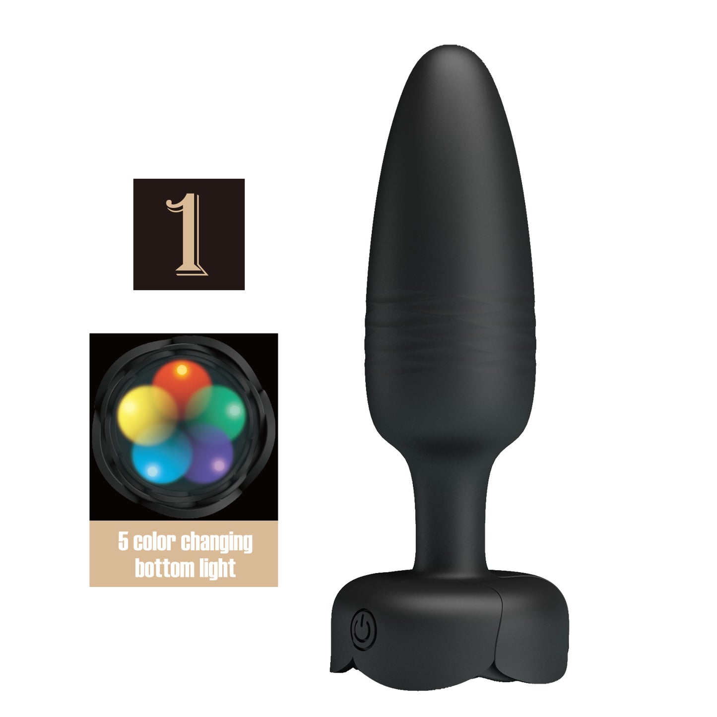 vibratore anale tarion nero pretty love