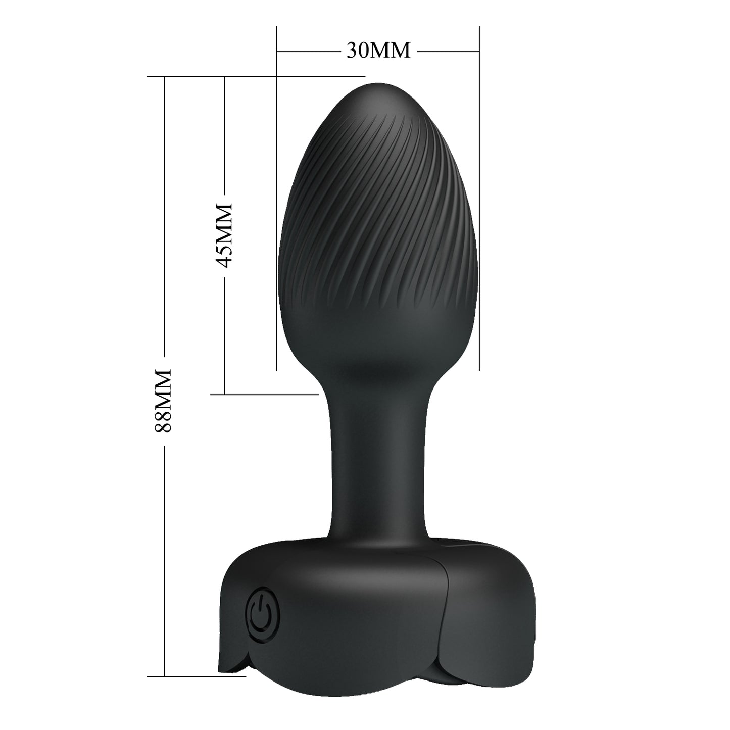 vibratore anale olman nero pretty love