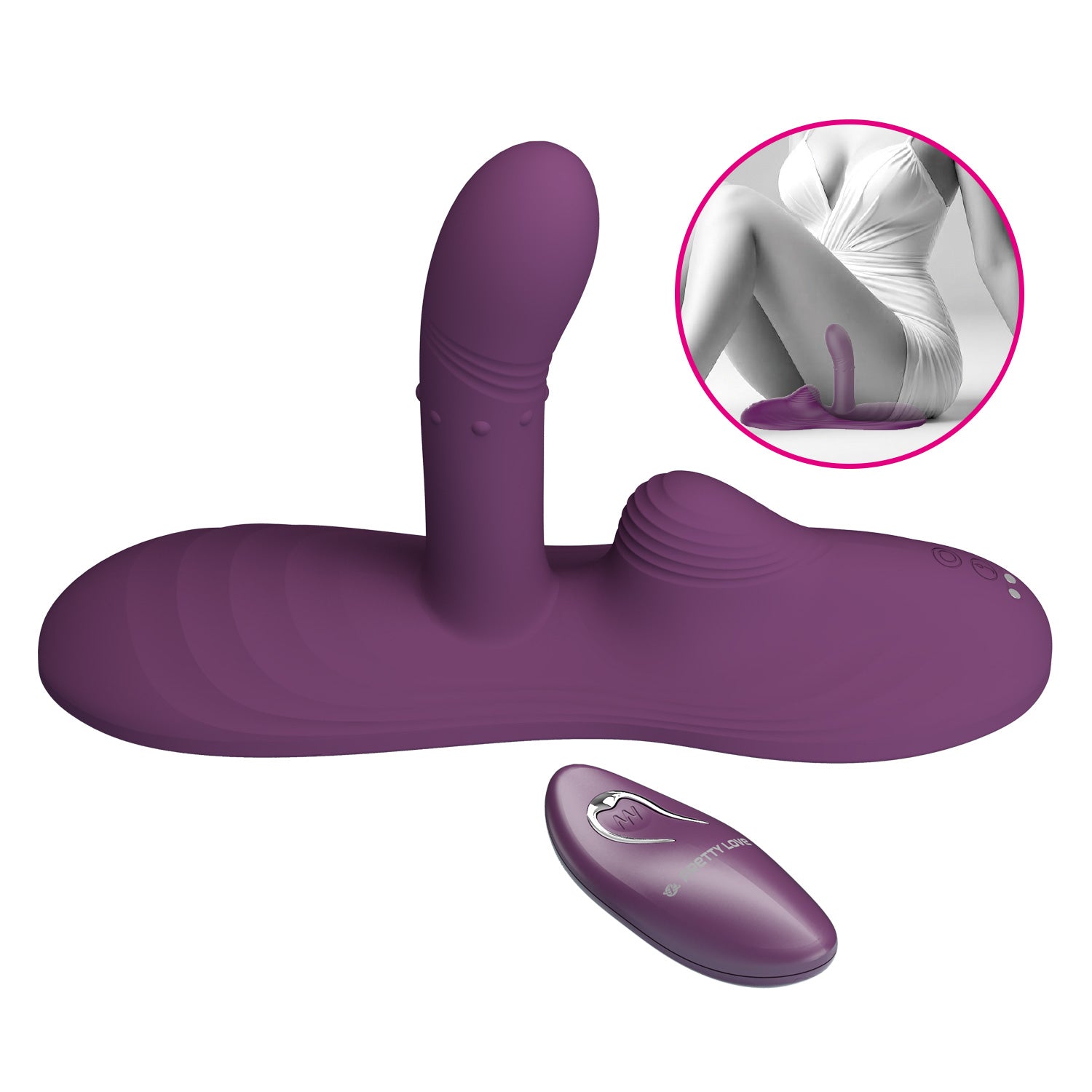 vibratore clitoride luka viola pretty love