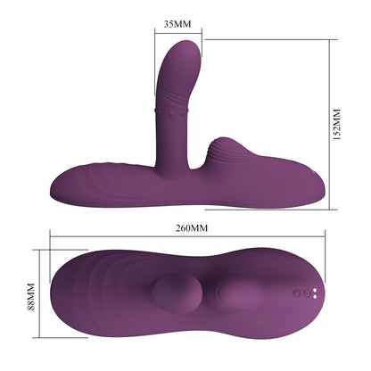 vibratore clitoride luka viola pretty love