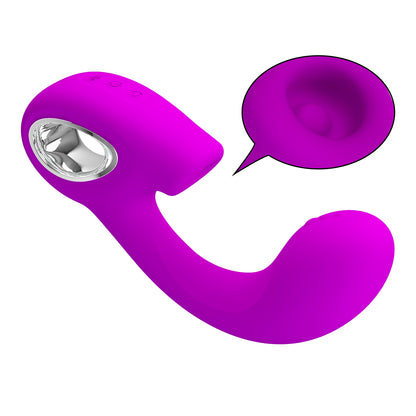 vibratore doppia stimolazione sibel fucsia pretty love