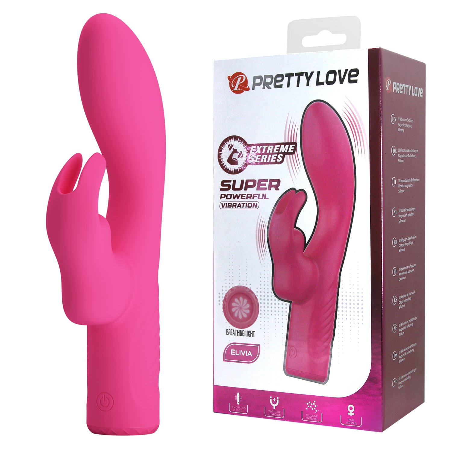 vibratore rabbit elivia fucsia pretty love