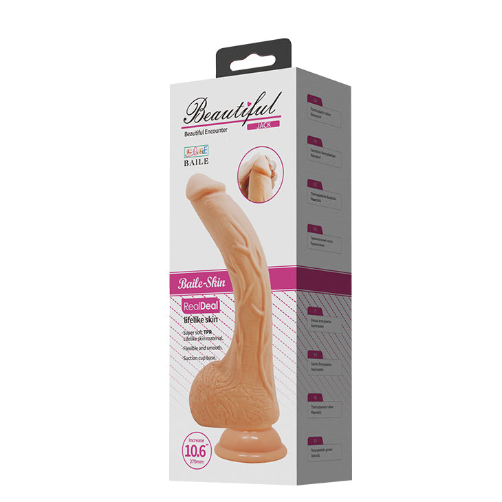 dildo xxl beautiful jack rosa flesh baile