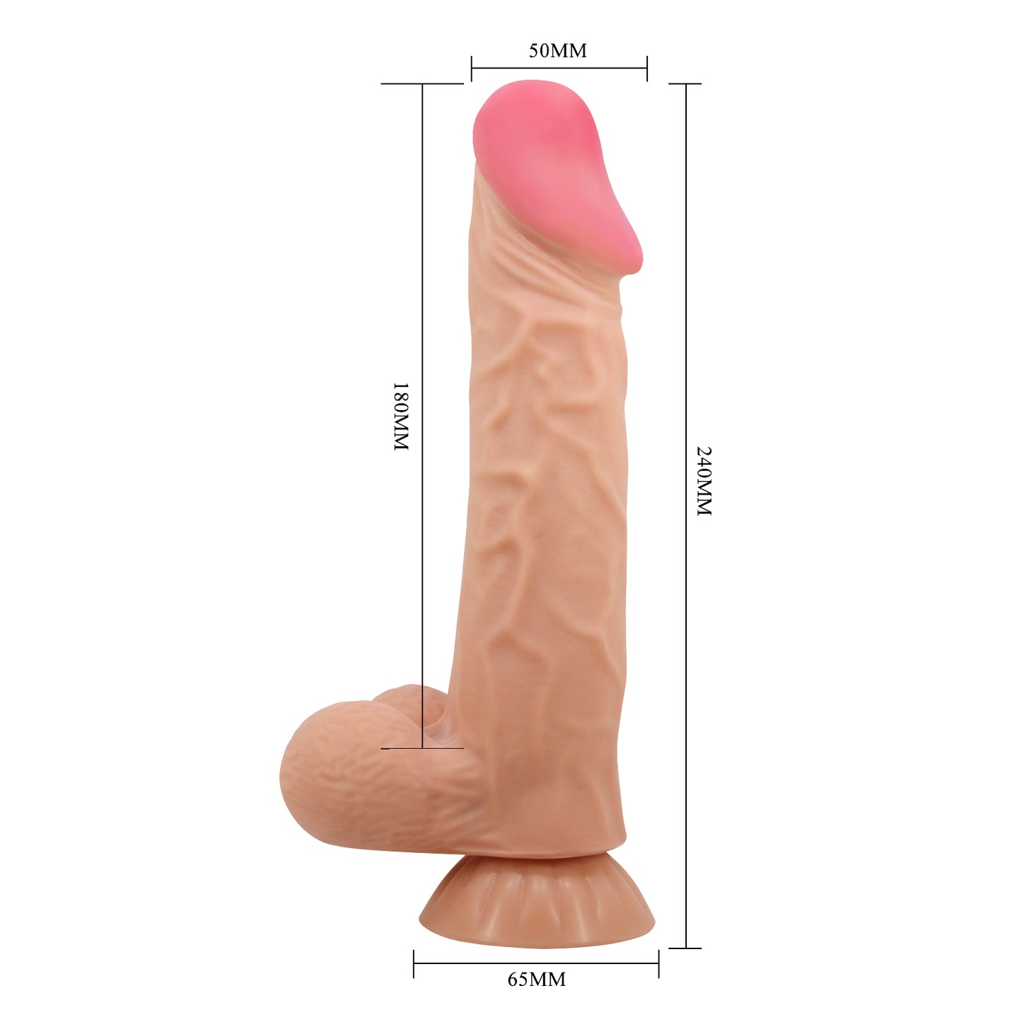 dildo xxl sadik rosa flesh pretty love