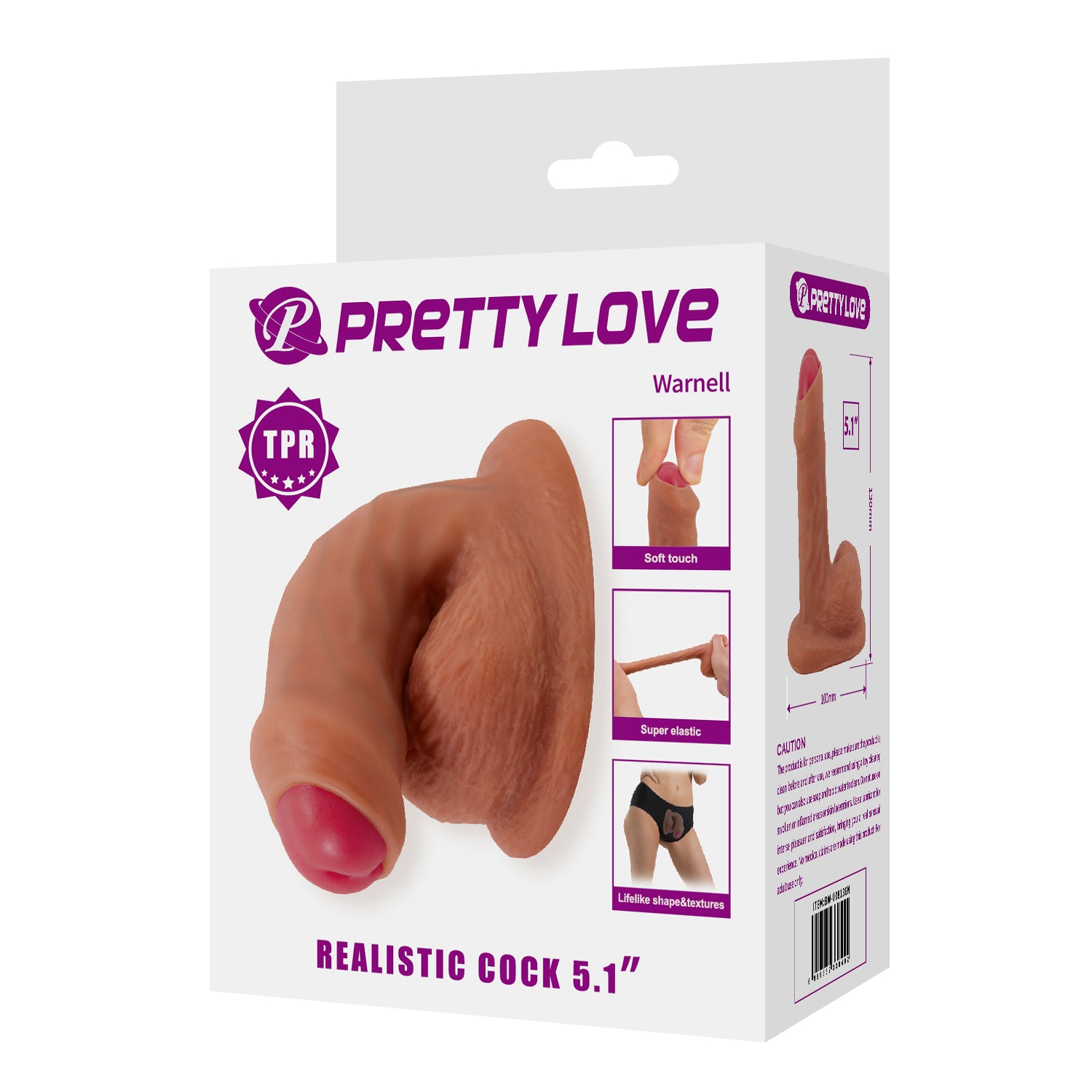 dildo realistico warnell rosa flesh pretty love