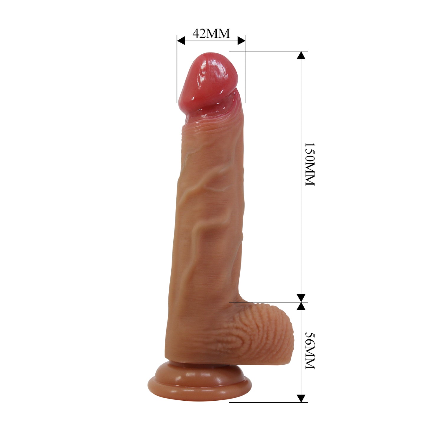 dildo realistico lisle marrone chiaro baile
