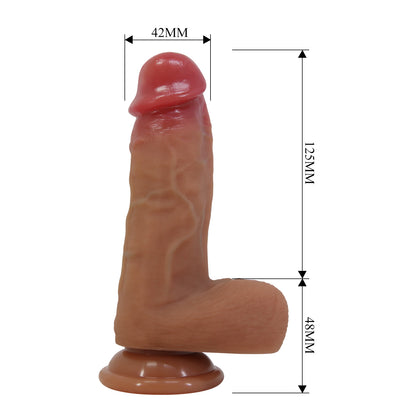 dildo realistico curtis marrone chiaro baile