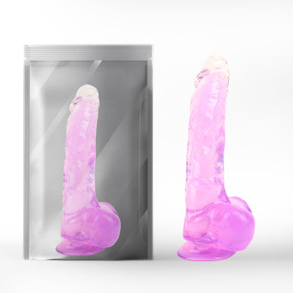 dildo realistico intense wave viola trasparente chisa