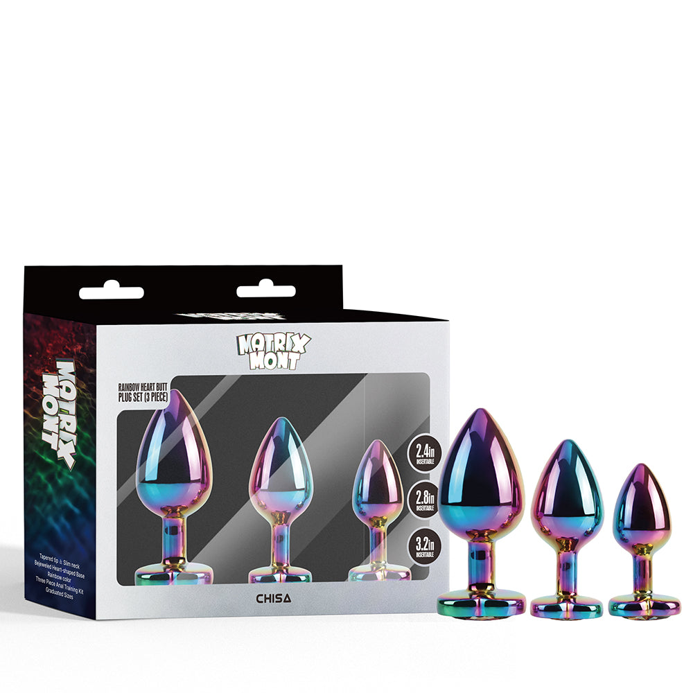 plug anali rainbow heart set chisa