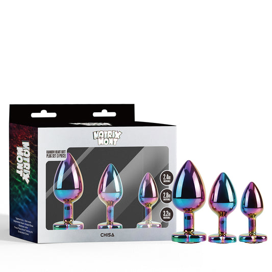 plug anali rainbow heart set chisa