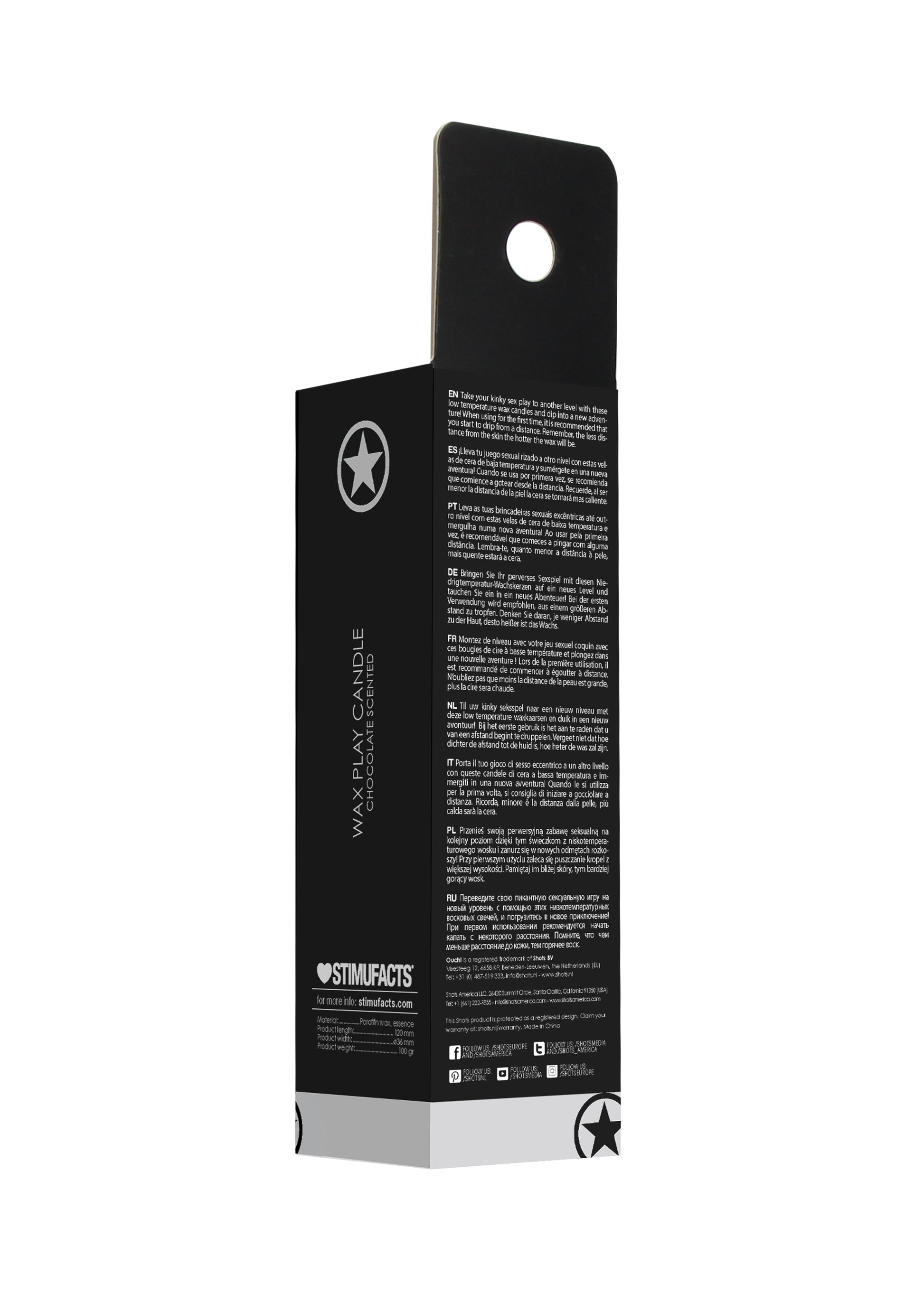 candela wax play chocolate