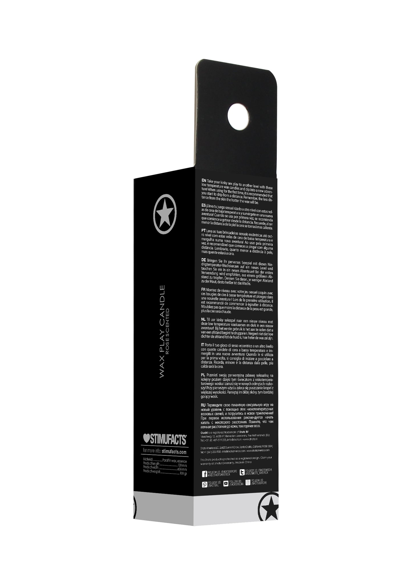 candela wax play rose