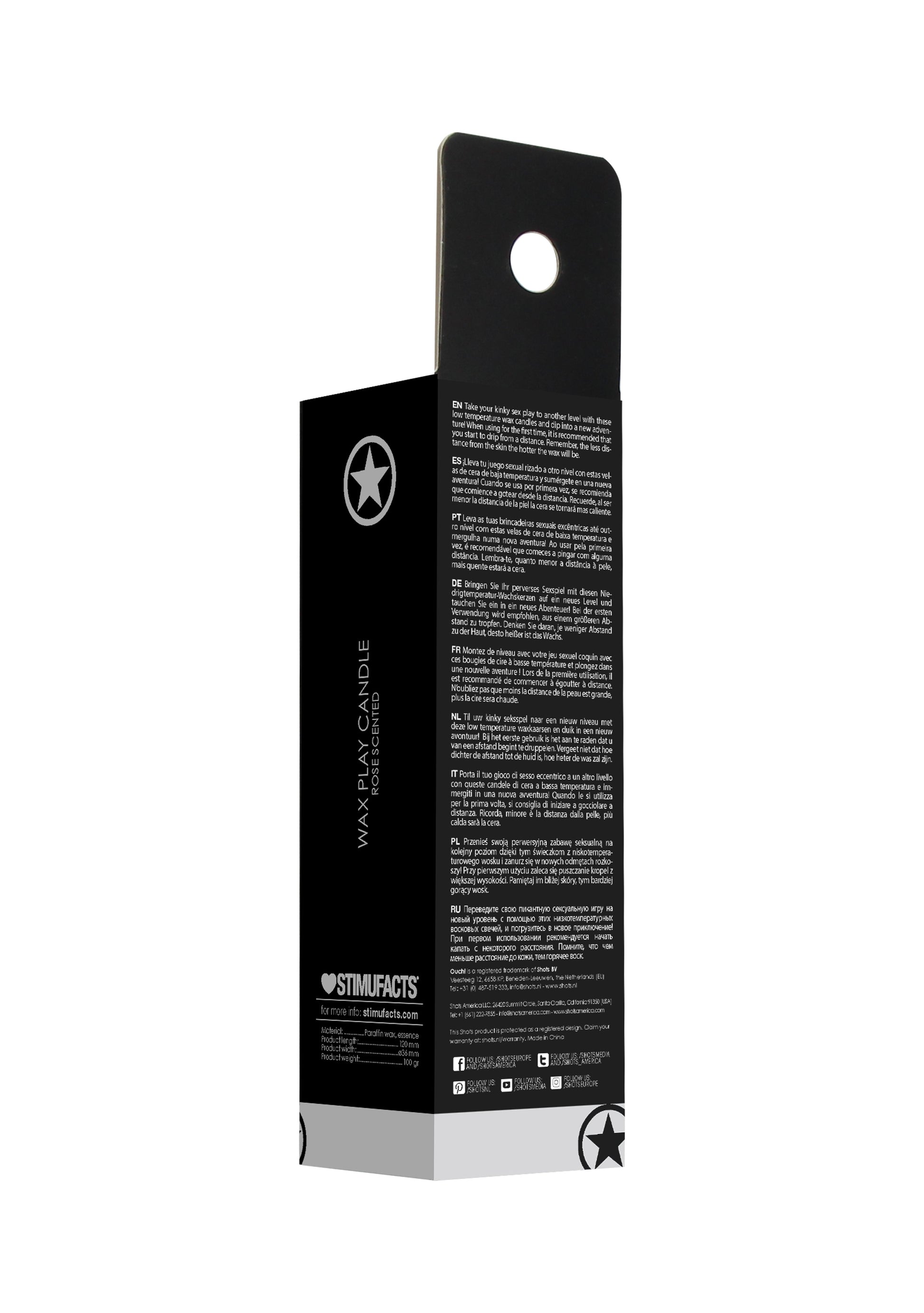 candela wax play rose
