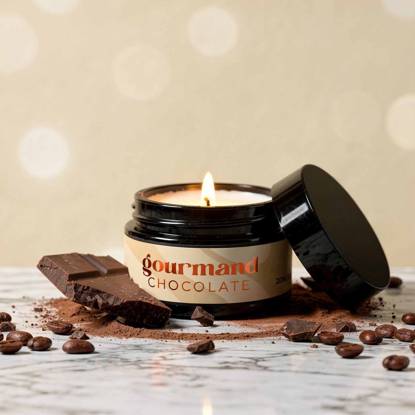 candela da massaggio gourmand chocolate crushious