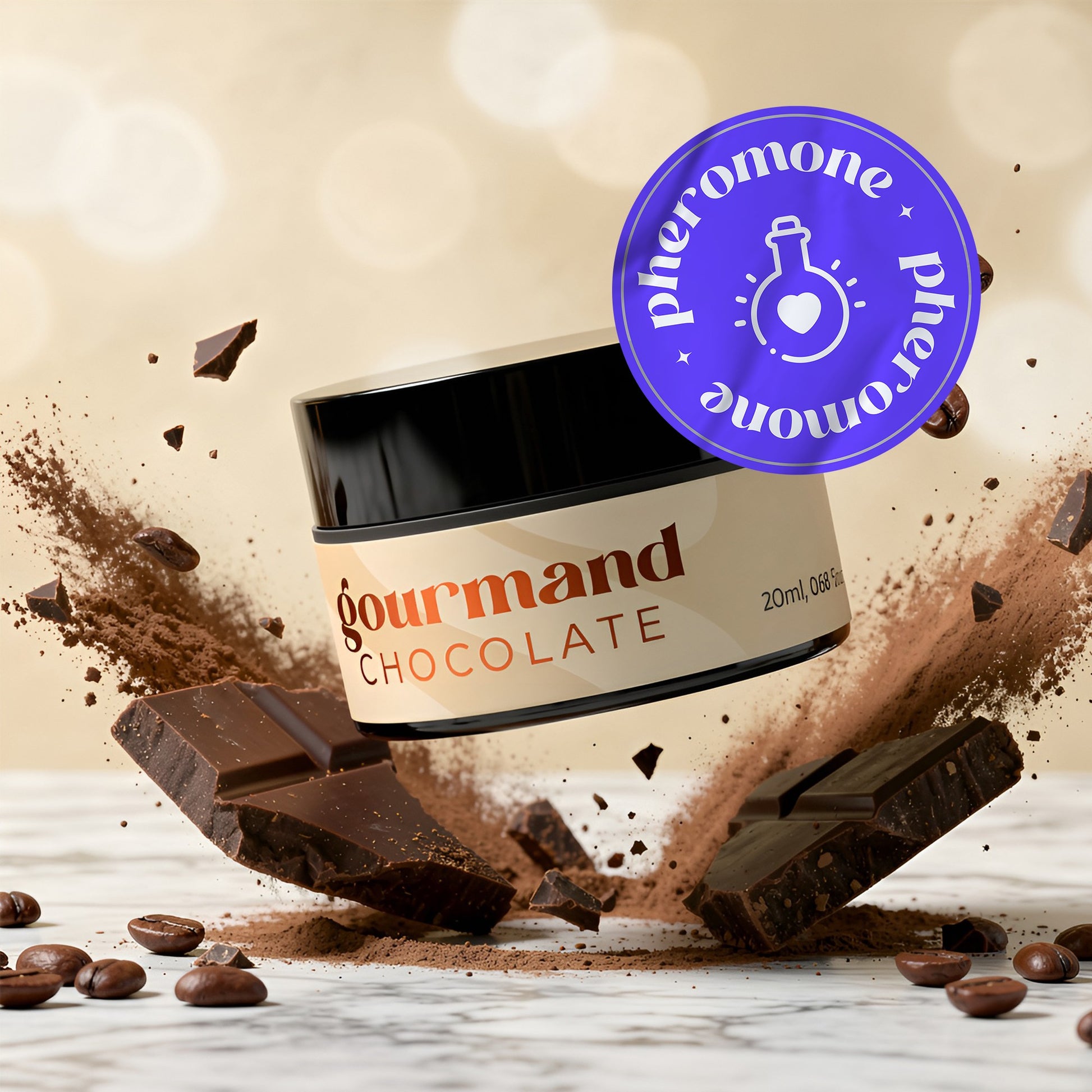 candela da massaggio gourmand chocolate crushious