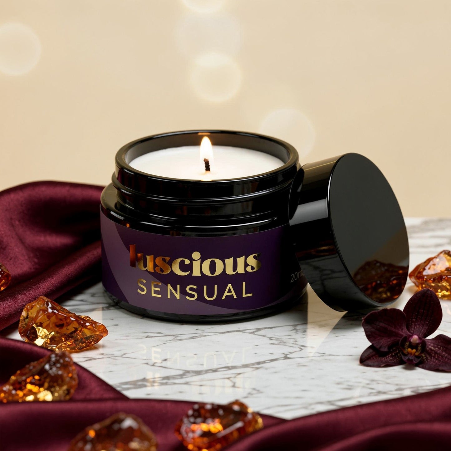 candela da massaggio luscious sensual crushious