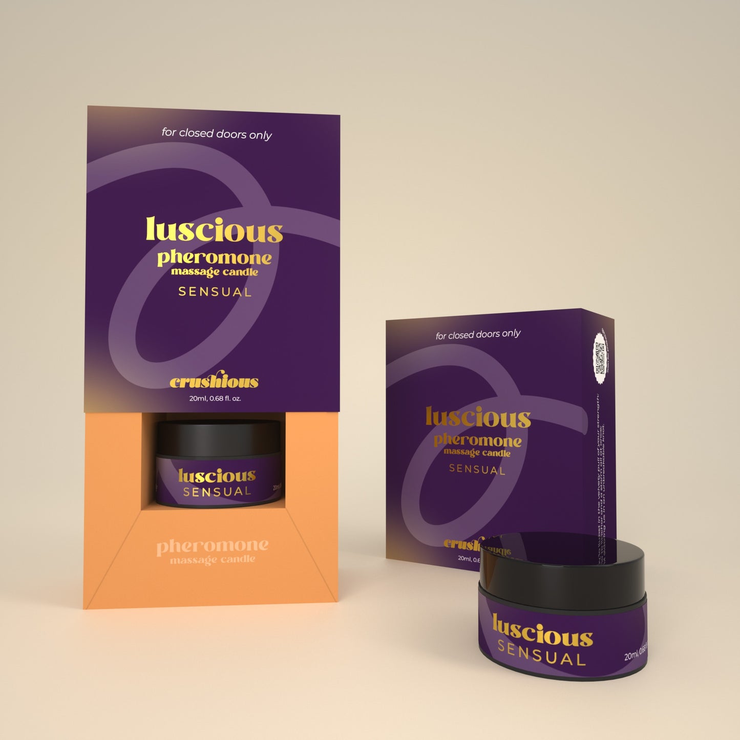 candela da massaggio luscious sensual crushious
