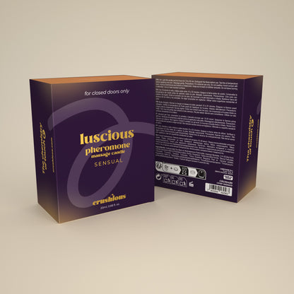 candela da massaggio luscious sensual crushious